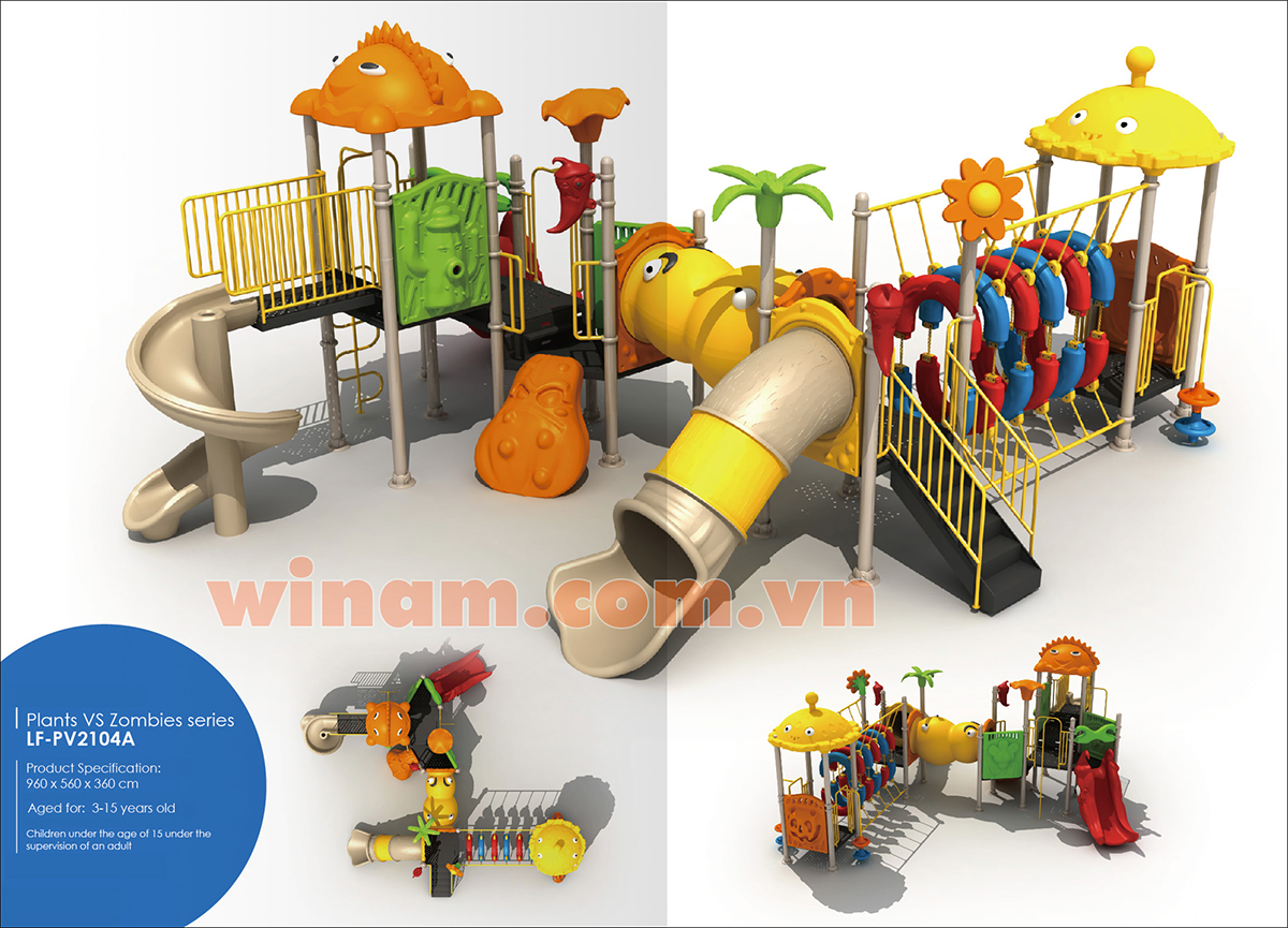 Thiết bị vui chơi ngoài trời - Play-LF-PV2104A