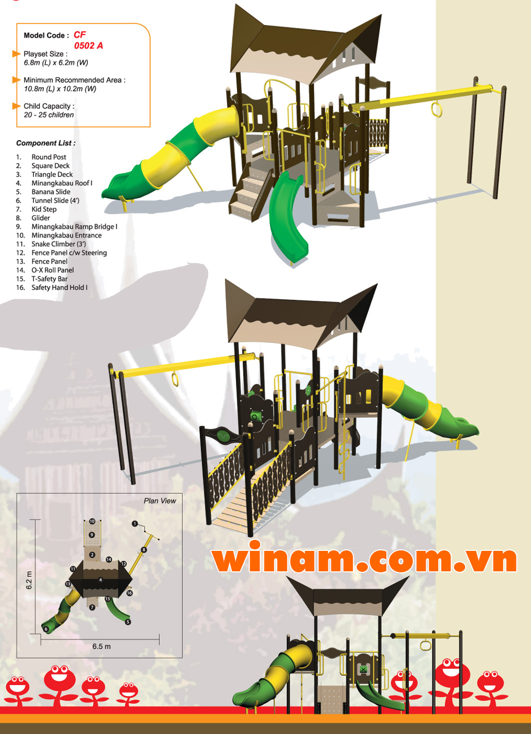 Khu vui chơi liên hoàn - WINPLAY-MC-CF-0502-A