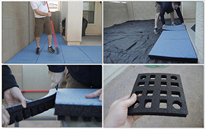 Hướng dẫn thi công Thảm Cao Su cho sân vườn (Video)