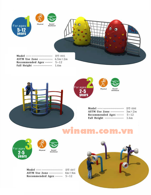 Thiết bị vận động - Play-DT-005-006-007