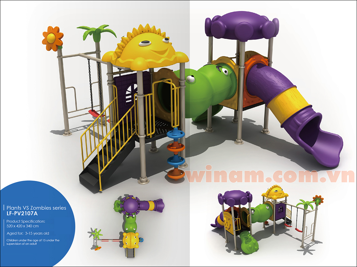Thiết bị vui chơi ngoài trời - Play-LF-PV2107A